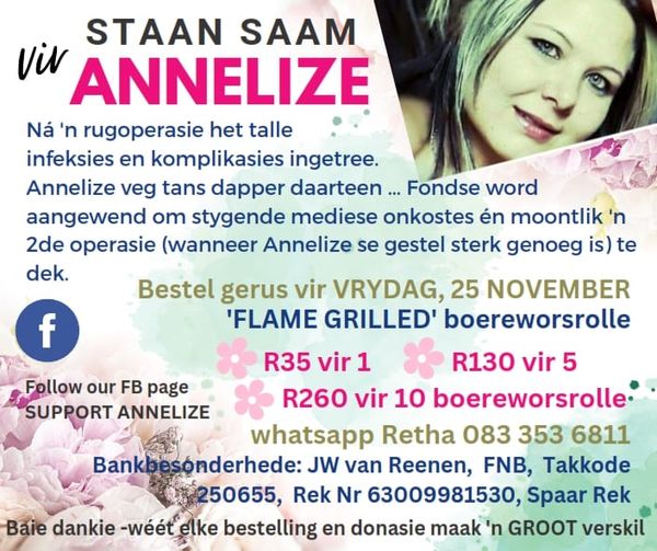 Support Annelize Support Annelize