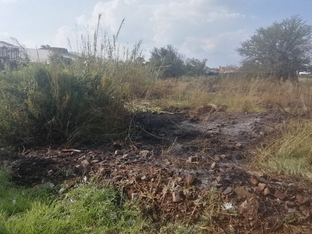 This is the place where the fire broke out