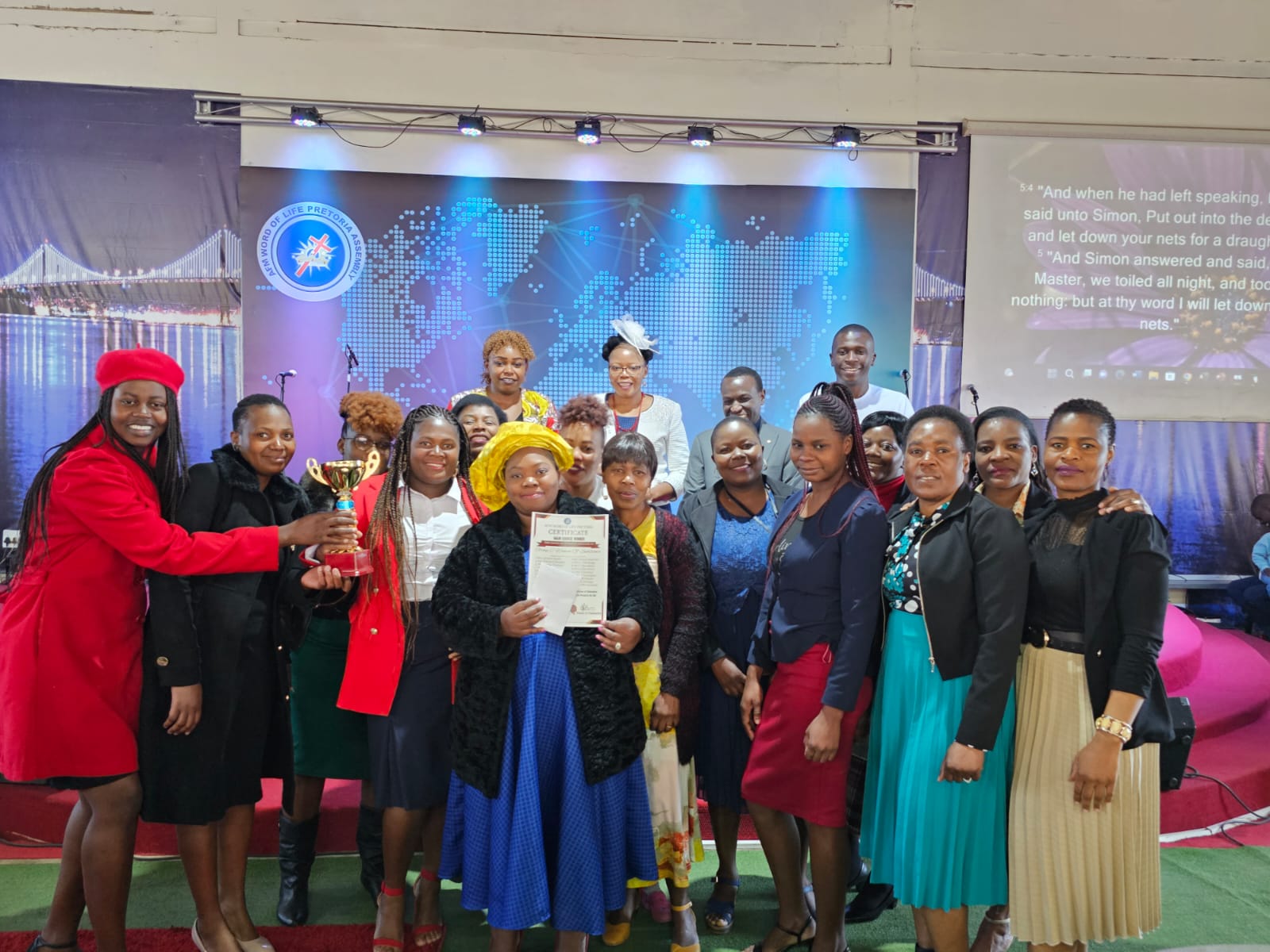 The overall champions were the House of Levi and the House of Gad. They won a well-deserved trophy and a cash voucher of R500. The overall champions were the House of Levi and the House of Gad. They won a well-deserved trophy and a cash voucher of R500.