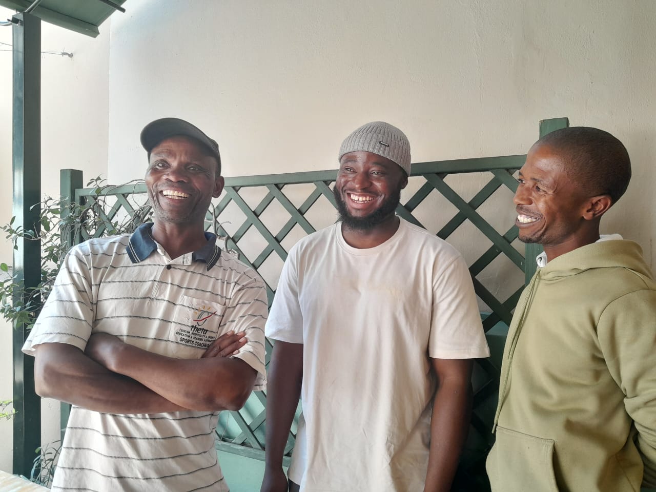 From Left to right Coach Jacob Phela, Rotha Mampuru and Theo Mogane From Left to right Coach Jacob Phela, Rotha Mampuru and Theo Mogane