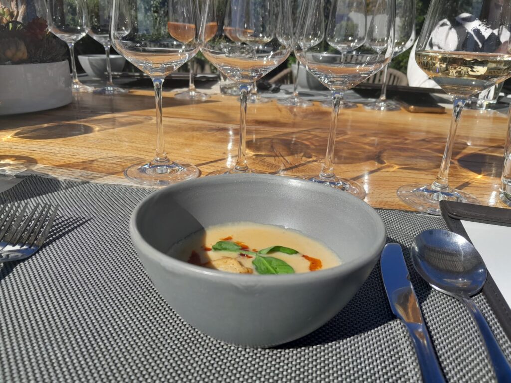 Starter Grilled Chicken chowder soup Starter Grilled Chicken chowder soup